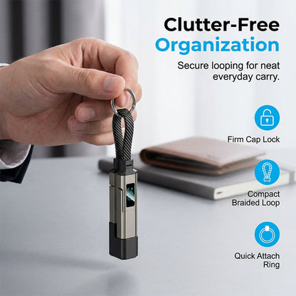 🔑 One Keychain. Four Charging Options. ⚡