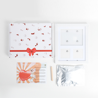 🤍 Forever Imprint Keepsake Frame | Hand, Foot & Paw Memory Kit