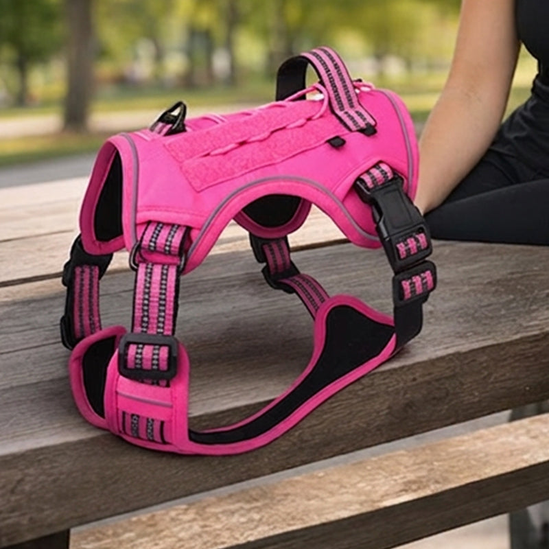 🐾🔥 Take Control of Every Walk | Heavy-Duty No-Pull Dog Harness