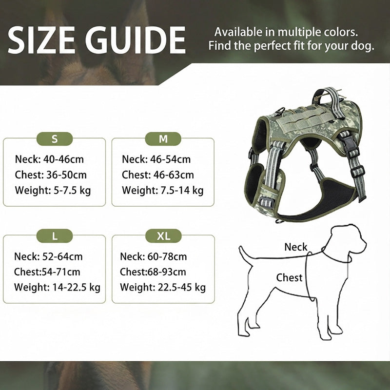 🐾🔥 Take Control of Every Walk | Heavy-Duty No-Pull Dog Harness