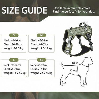 🐾🔥 Take Control of Every Walk | Heavy-Duty No-Pull Dog Harness