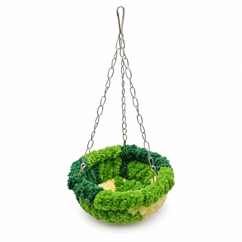 🐦 LIMITED-TIME 50% OFF! 🧶 Warm Winter Bird Hanging Hammock – Cozy, Soft, Cage Decor ✨