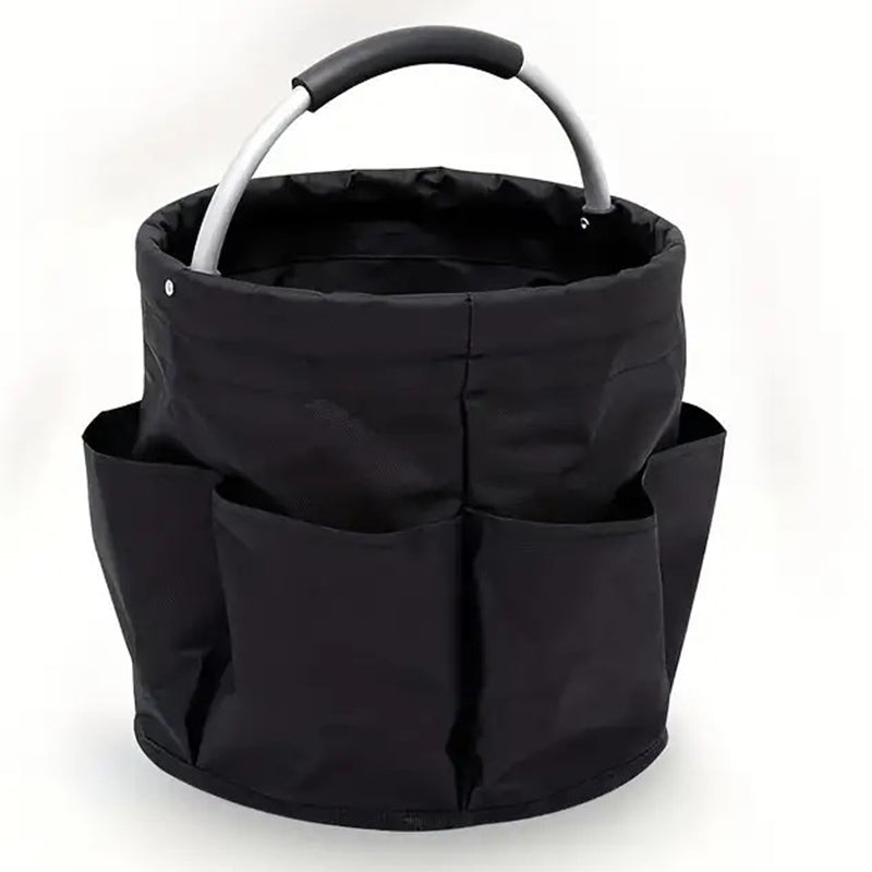 🌿🧺 Garden TidyMate™ | Foldable Storage Basket with Utility Pockets