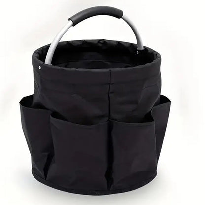 🌿🧺 Garden TidyMate™ | Foldable Storage Basket with Utility Pockets