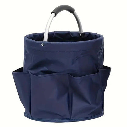 🌿🧺 Garden TidyMate™ | Foldable Storage Basket with Utility Pockets