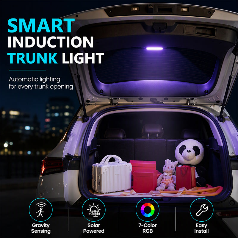🚗✨ TrunkGlow | Solar-Powered Cargo Light That Wakes Up When You Open