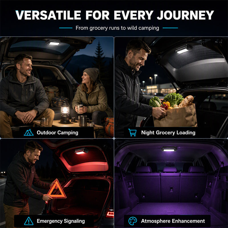 🚗✨ TrunkGlow | Solar-Powered Cargo Light That Wakes Up When You Open