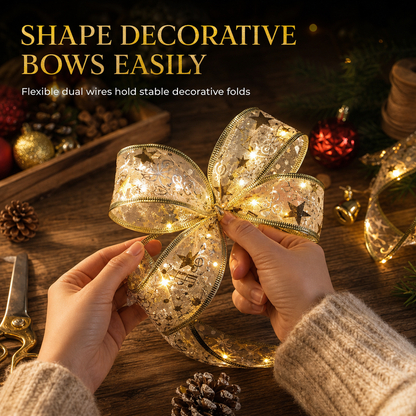 🎄✨ Wrap the Tree in Light | Christmas Ribbon String Lights