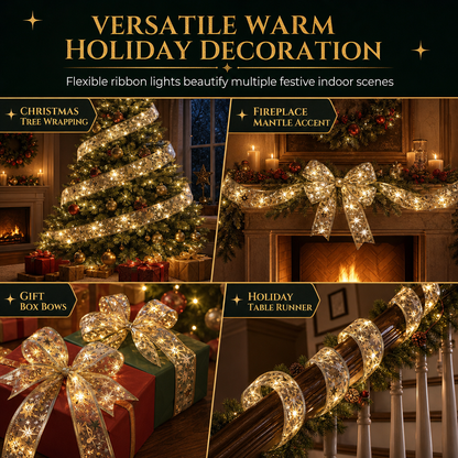 🎄✨ Wrap the Tree in Light | Christmas Ribbon String Lights